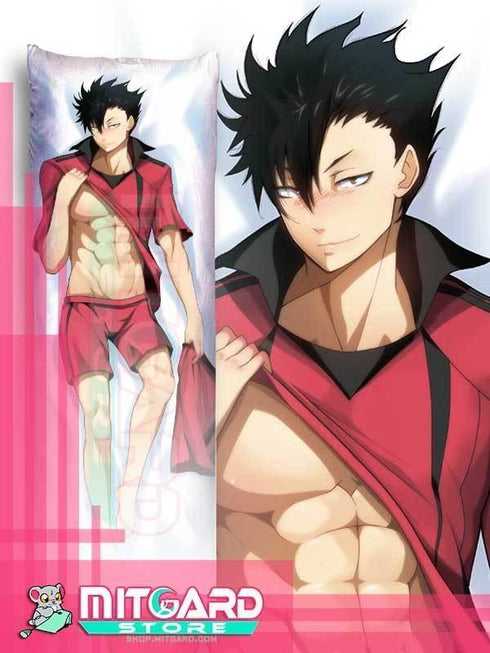 HAIKYUU!! Tetsurou Kuroo v1 Body pillow case dakimakura - 2